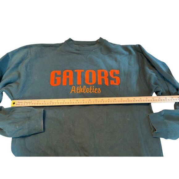 Holloway Gators Athletics Sweatshirt S Cotton/Polyester Green & Orange - Picture 5 of 8